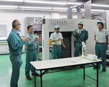 印刷機の安全祈願及び稼働式